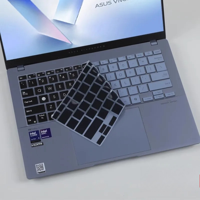 ซิลิโคนแล็ปท็อปแป้นพิมพ์ผิวสําหรับ ASUS Vivobook S14 2025 S3407CA S3407QA S3407VA S3407 VA CA QA S34