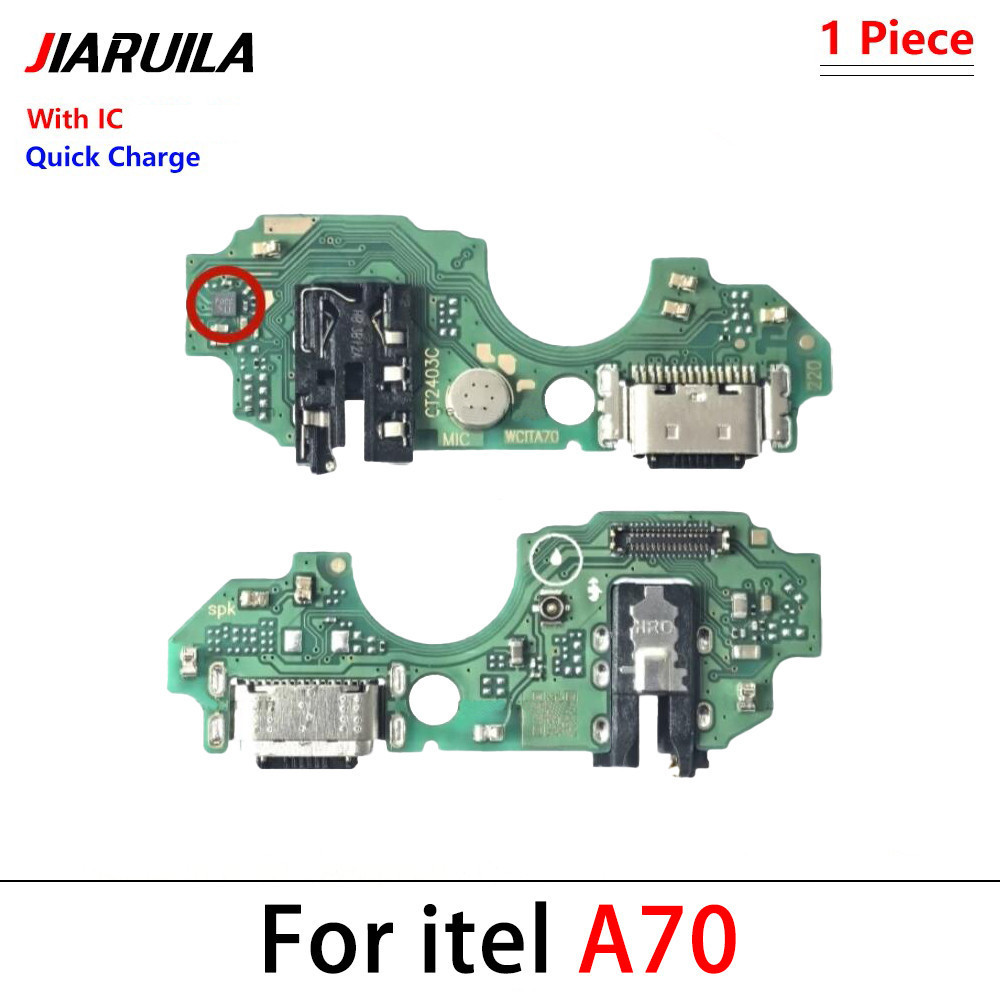บอร์ดชาร์จสําหรับ itel A70 เครื่องชาร์จ USB พอร์ตชาร์จ Flex Cable