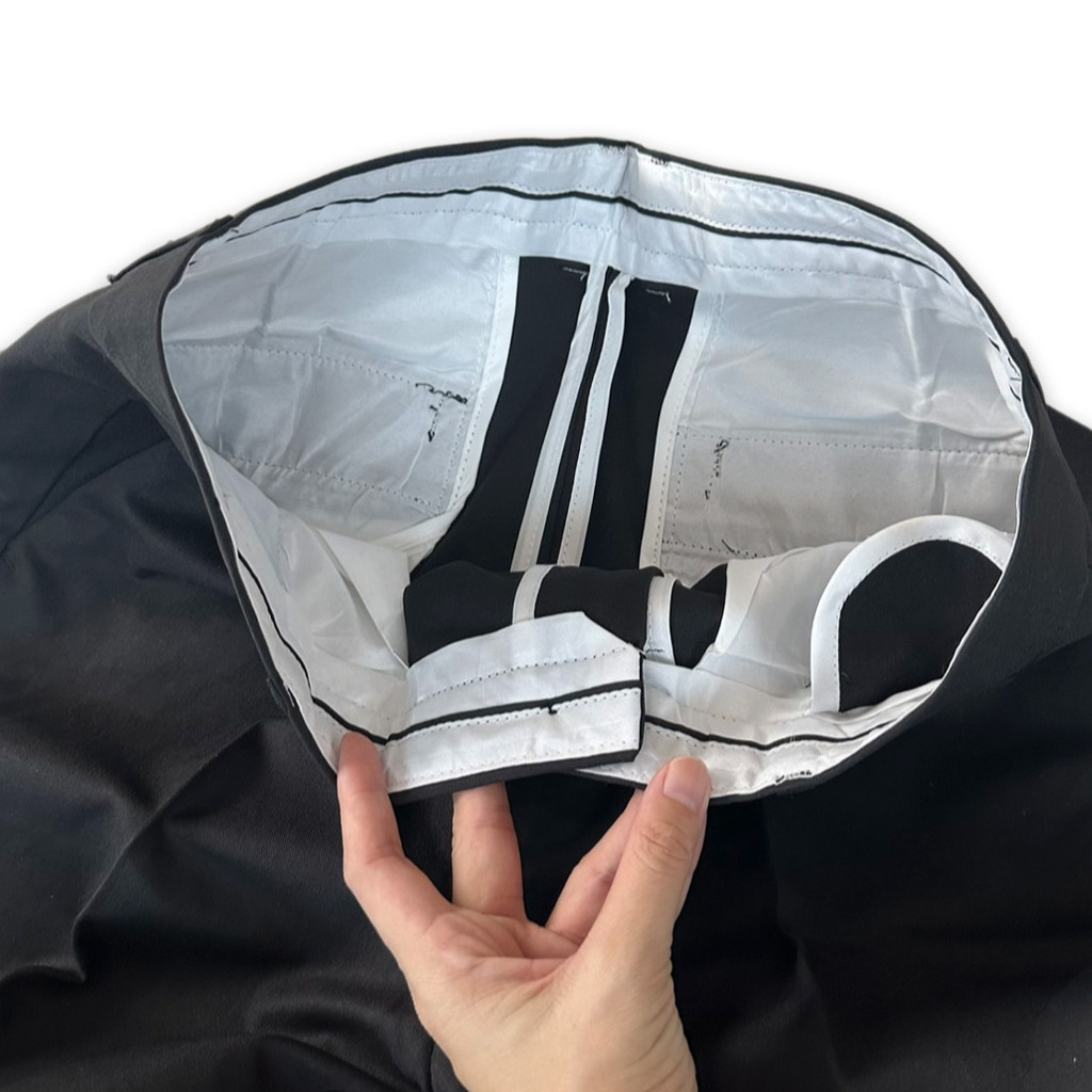 KINGMEN 🛵New ส่งด่วน🛵 กางเกงขาสั้น สีพื้น มินิมอล กางเกงสแล็คขาสั้น (ผ้าหนา พรีเมี่ยม) เอว28-38 - รูปที่ 7