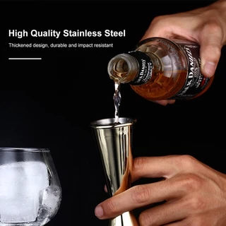 【COD】Jigger จิกเกอร์ (สแตนเลส 304) ถ้วยตวง 15-60ML จิกเกอร์ตวงสเเตนเลส แก้วตวงน้ำเชื่อม