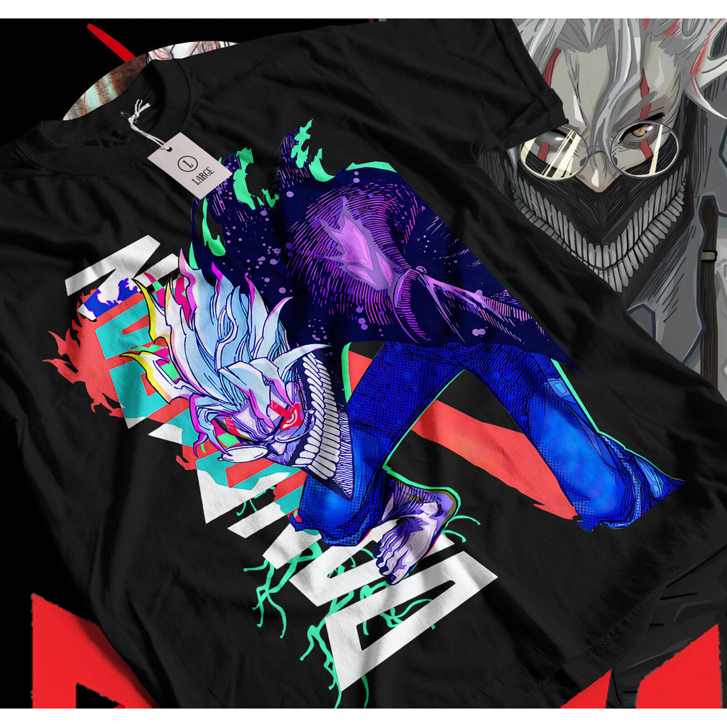 เสื้อยืดสีขาวDandadan Okarun T-shirt black Anime Shirt All SizeT-shirt ผ้านุ่ม ใส่สบาย เสื้อยืดพิมพ์