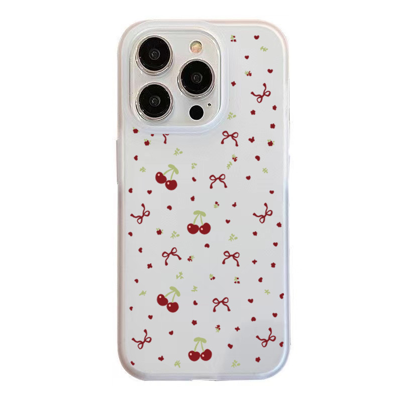 เคส ไอโฟน For iPhone 13 14 15 สากล เคสโทรศัพท์มือถืออะคริลิคใสโบว์สีแดงเชอร์รี่11 12 ProMax 7 8Plus X XSMax XR ราคา ถูกที่สุด ดีลบีเคเค แกลเลอรีภาพที่ 9