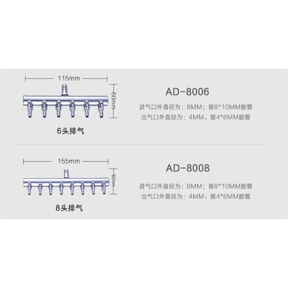 evebell ท่อแยกลมออกซิเจน พร้อมวาล์วปรับ STAINLESS สามารถปรับลมได้ ใช้ต่อกับสายออกซิเจนทั่วไป