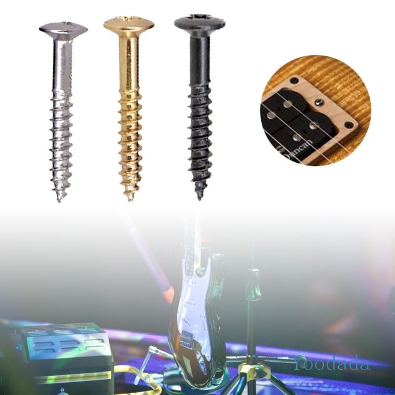 Yoo 10 ชิ้น Eelectric กีตาร์ Humbucker Pickup แหวนยึดสกรูเปลี่ยน