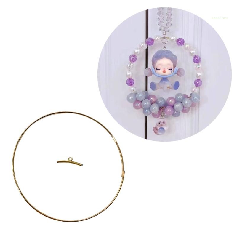 San * 5 ชิ้น Craft Hoop Macrame Hoop แหวนสําหรับทําพวงหรีดประดับ DIY Dream Catcher