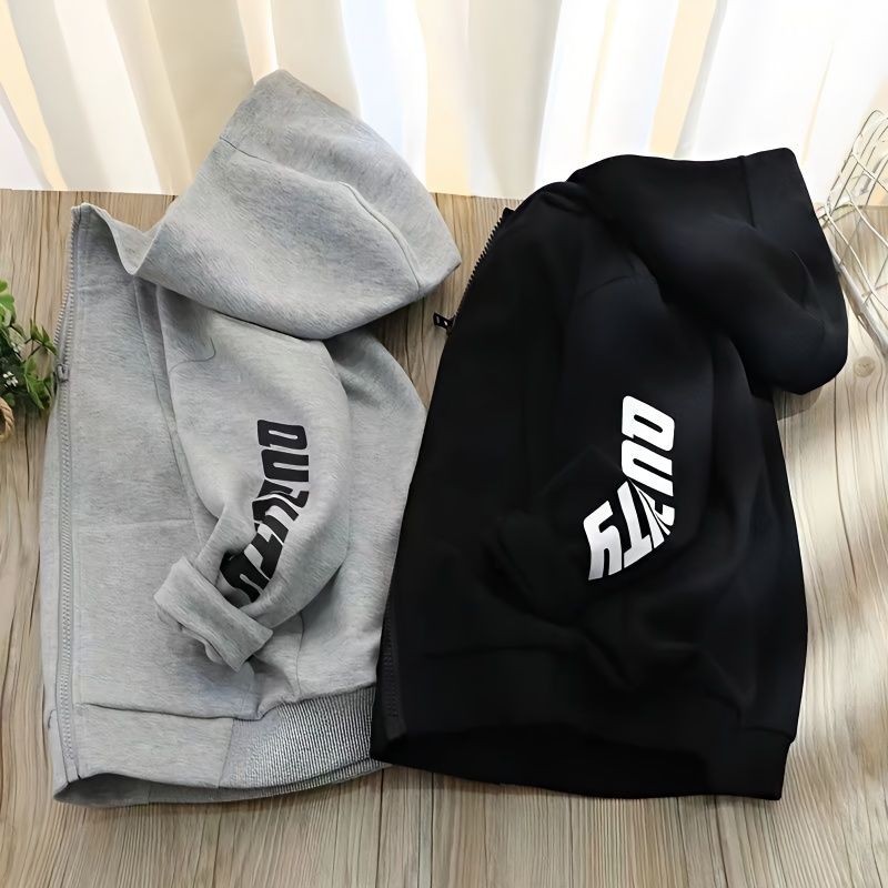เสื้อคลุมเด็ก ใหม่ยอดนิยมชายเสื้อคลุมด้วยผ้าซิปแจ็คเก็ต