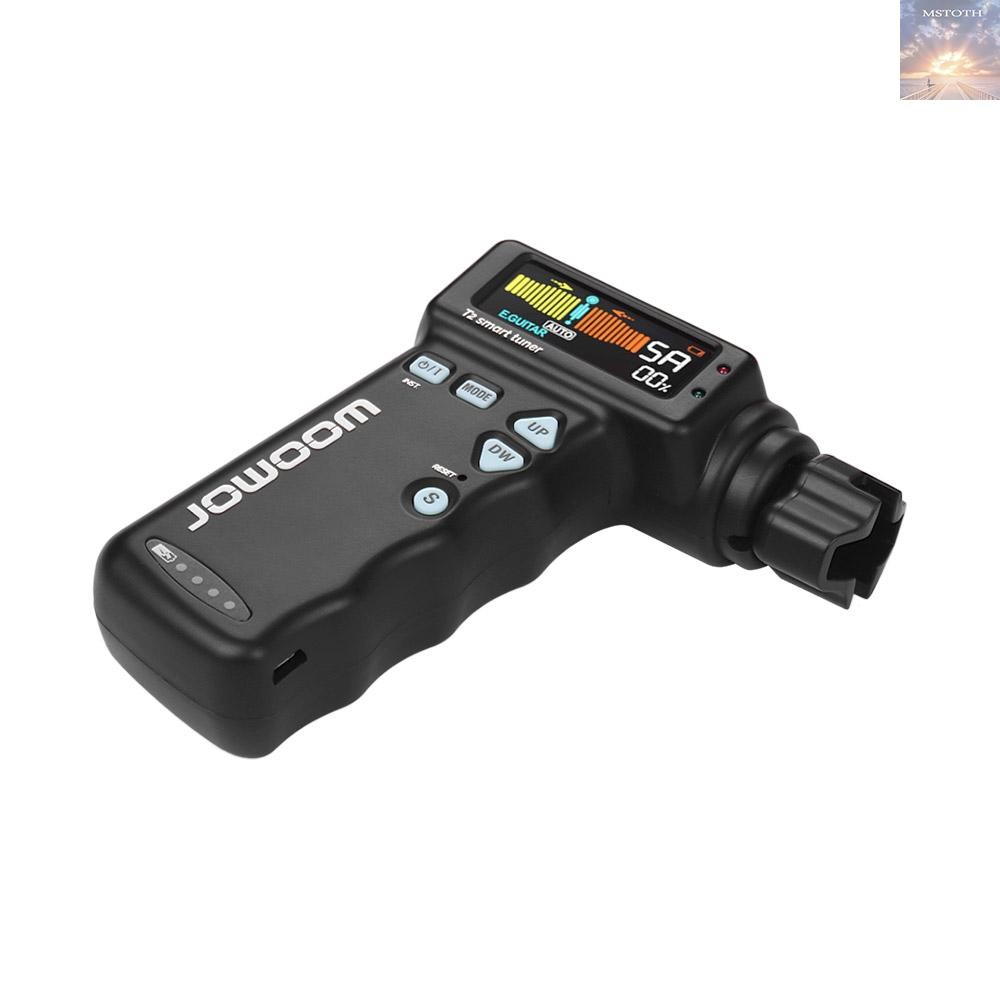 Jowoom T2 จูนเนอร์กีตาร์อัจฉริยะอเนกประสงค์ Peg String Winder สําหรับกีตาร์ Ukulele Chromatic Tuning