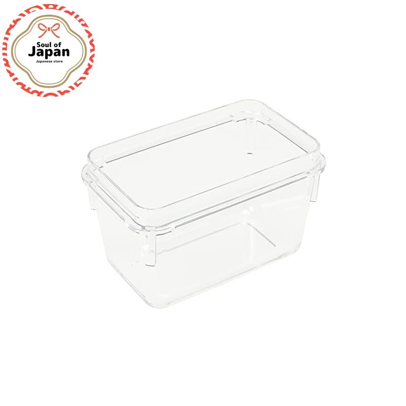 Commercial storage container, clear large capacity type, food-use airtight container, clear food box