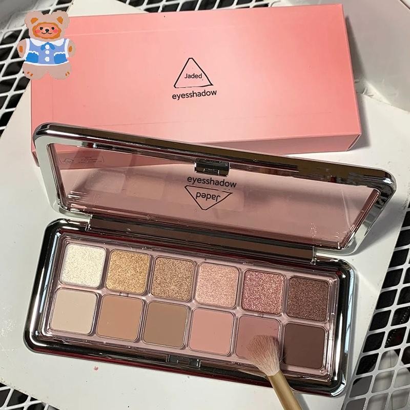 [CRS]แผ่นอายแชโดว์เนื้อแมท12สี สีม่วงเทา