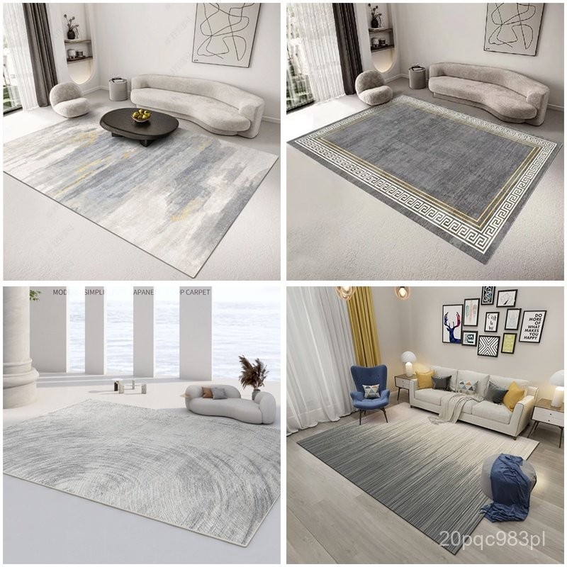 200*300cm Nordic Carpet Living Room Carpet Gray Color Large Area Carpet Bedroom Bedside Carpet