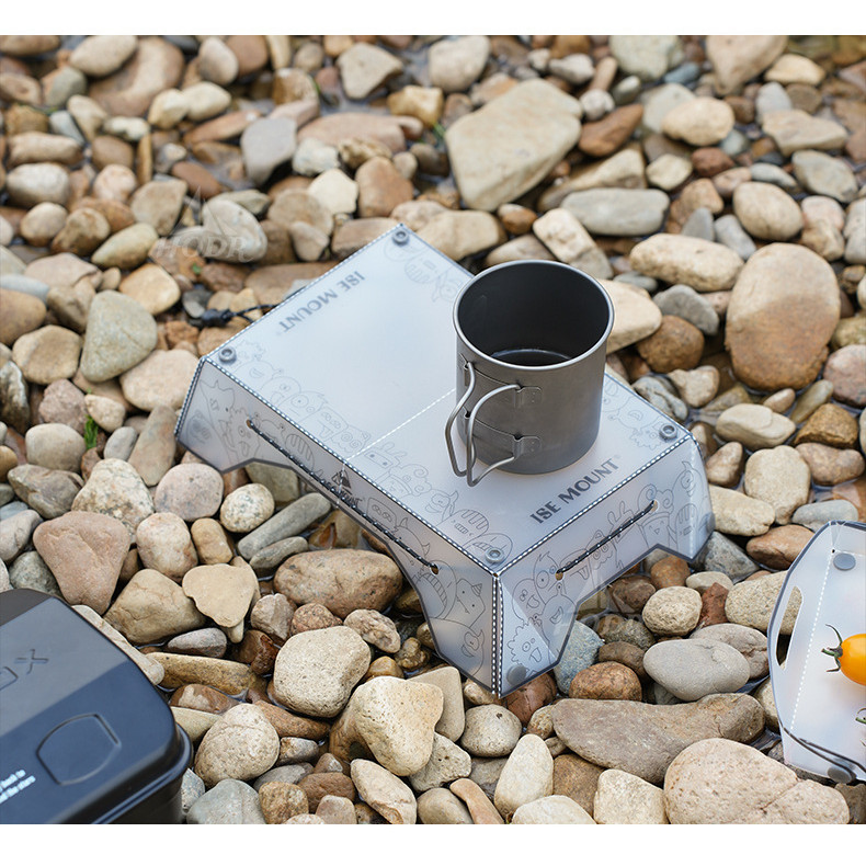 [HODR] โต๊ะพับมินิ Ultralight Camping Table กระดาษบาง 97 ก  โต๊ะปิกนิกพกพา ใช้ได้ทั้งตั้งแคมป์และบาร์บีคิว - รูปที่ 6