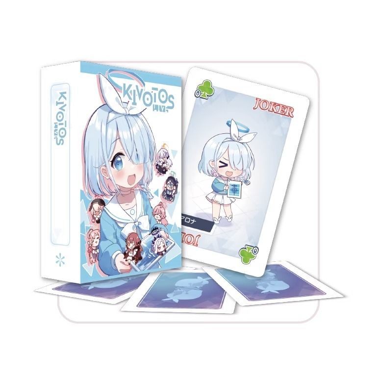 สินค้าแอนิเมชั่น KIVOTOS LIVE Blue Blue File BA Fan Board Game Poker และ UNO Dual-use Cards