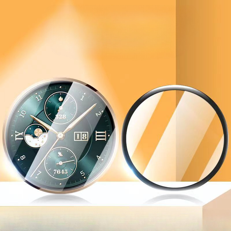 3D โค้งป้องกันฟิล์มสําหรับ Honor Band Choice Magic นาฬิกา ES GS 2 3 3i 4 5 6 7 Pro 42 มม.46 มม.