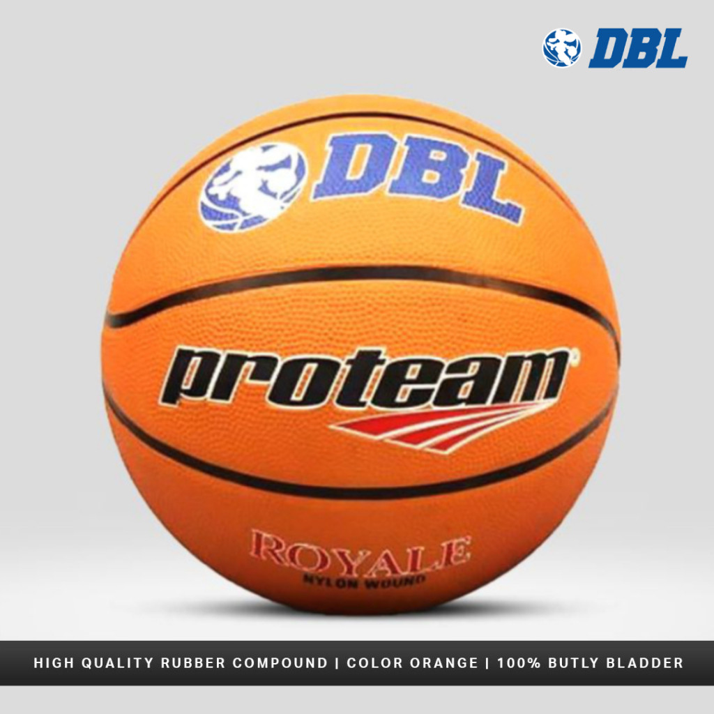 [PREMIUM ORIGINAL] DBL x Proteam Rubber Royale Edition Basketball - Childrens Basketball Size 3 & 5