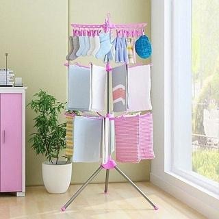 Stand Hanger 3 ชั้น 16 นิ้ว Clothesline Towel Tower Stand Hanging Socks Hanging Rack Clothesline Sta