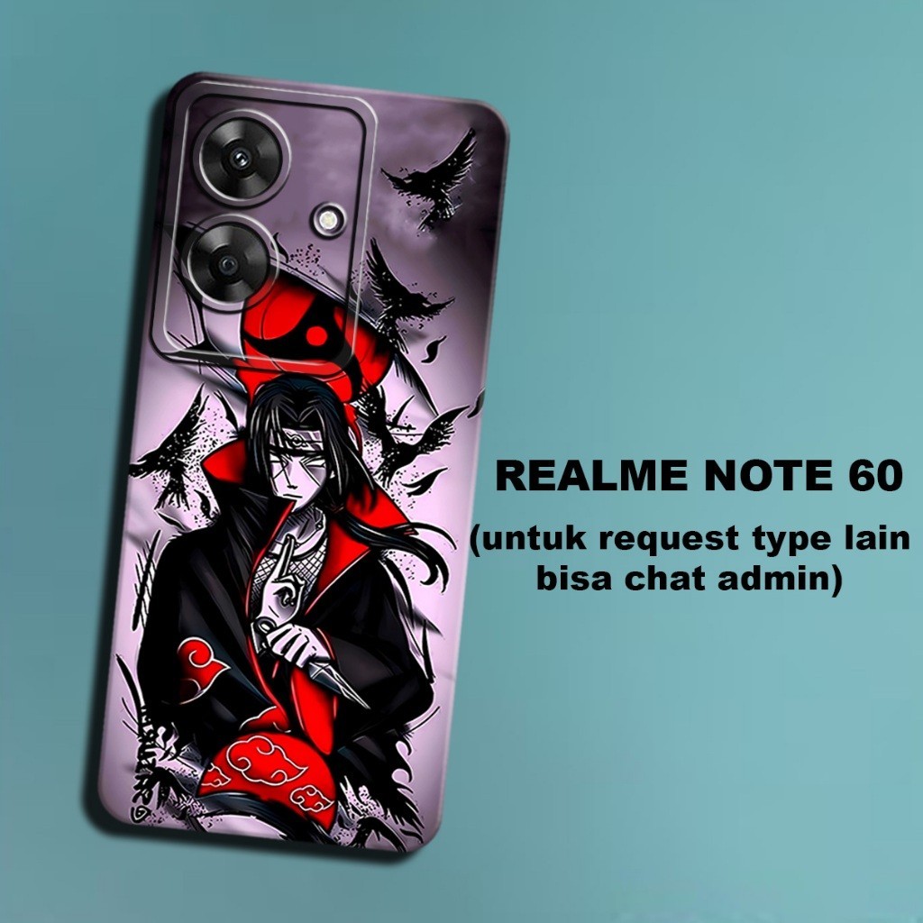 ALB10/ เคสยางยืดหยุ่นสําหรับRealme Note 60 2024/ Note 60X naruto anime character Motif/ล่าสุดRealme 