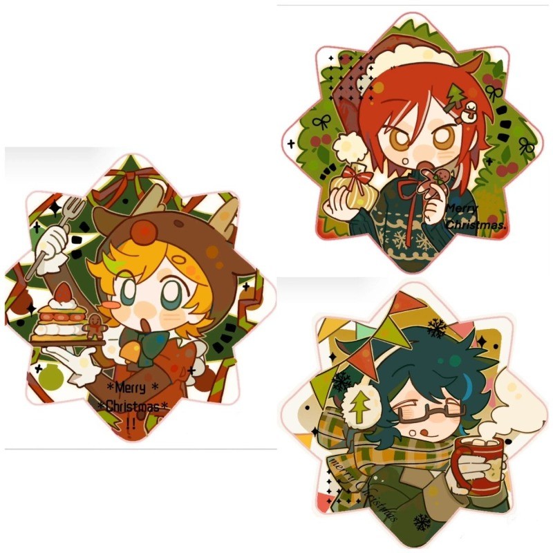 Ensemble ดาว KeyChain ผู้หญิง Merry Christmas Key Chain สําหรับชาย Harukawa Sora Key แหวน Tsumugi Ao