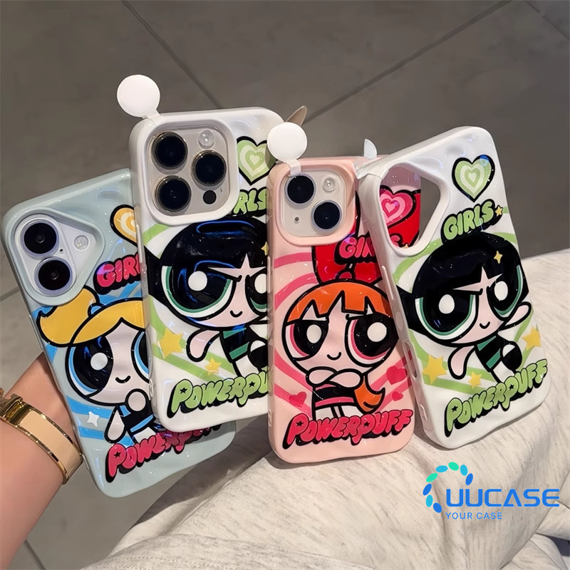 เหมาะสําหรับ IPhone 16 15 14 13 12 11 Pro Max X XR XS Max 7 8 Plus น่ารัก Cool สาวเคสโทรศัพท์การ์ตูนสัตว์ Soft Shell ATW