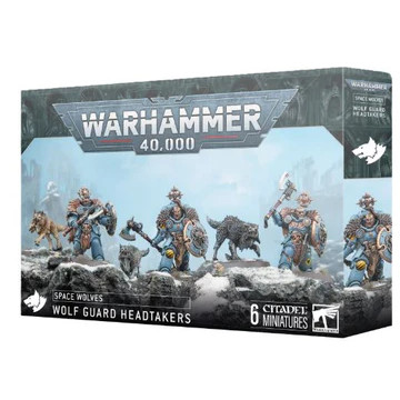 WARHAMMER 53-29 SPACE WOLVES WOLF GUARD HEADTAKERS
