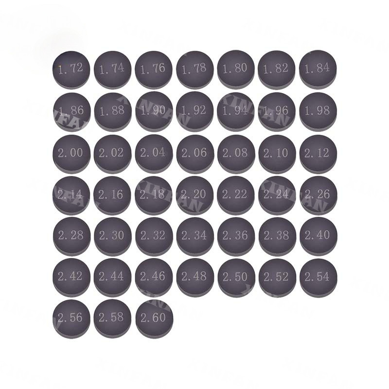 1pcs 8.85-8.9mm Valve Shim Thicknes จาก 1.72mm ถึง 2.60mm สําหรับ KTM 250SX-F 350SX-F 450SX-F 505SX-