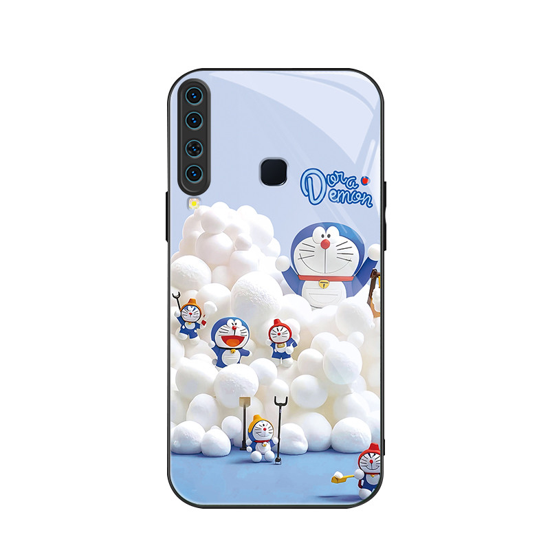 สําหรับ Samsung Galaxy A9 2018/Samsung A9 Star Pro/Samsung A9s , ลูกแมวสีน้ําเงิน, บุคลิกภาพอินเทรนด์, เคสป้องกันโทรศัพท์ป้องกันการตก