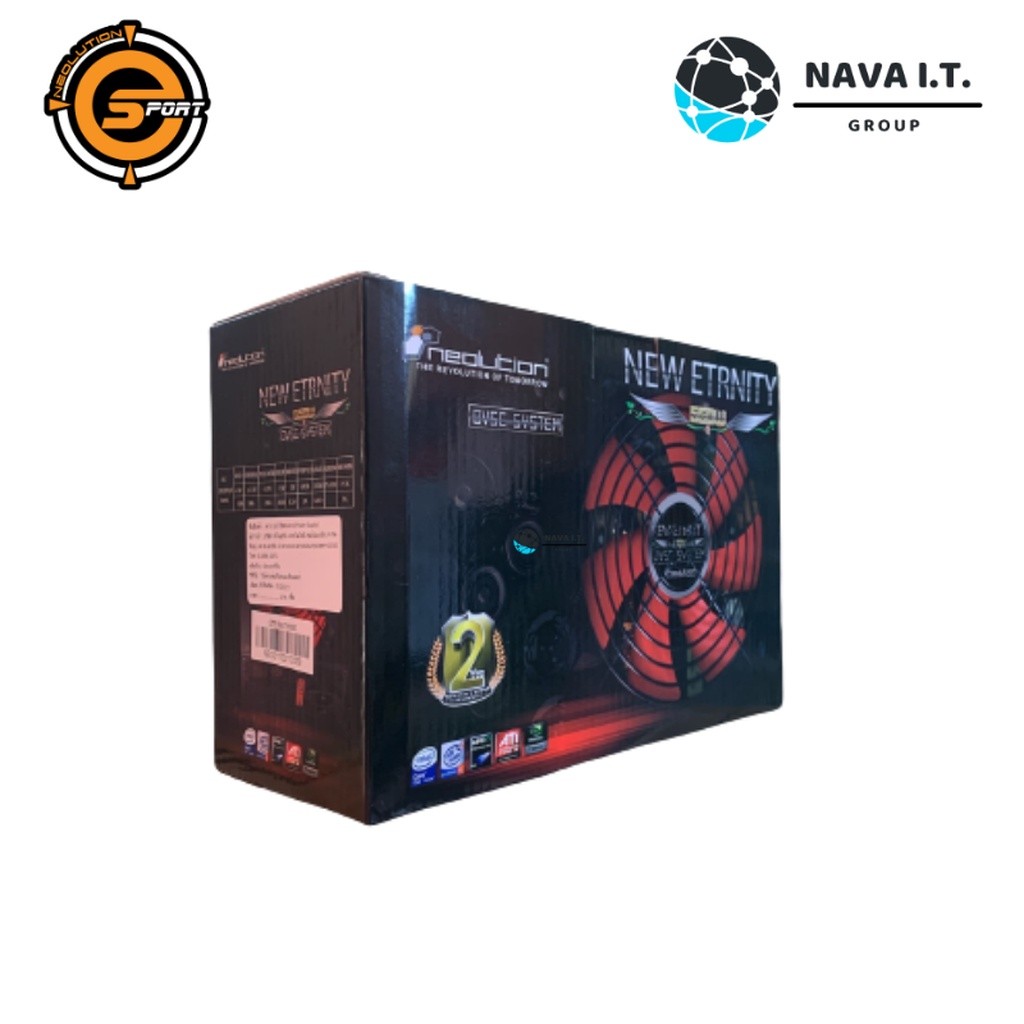 NEOLUTION E-SPORT POWER SUPPLY NEW ETERNITY 650W พาวเวอร์ซัพพลาย อุปกรณ์จ่ายไฟ