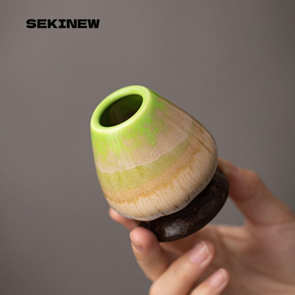 Sekinew ที่วางไล่ล่าเซรามิกญี่ปุ่น, อุปกรณ์ชา ที่วางเครื่องมือชา Matcha Chasing Stand, แปรงเครื่องบด Teaware ชาเขียว Chasen ชาม