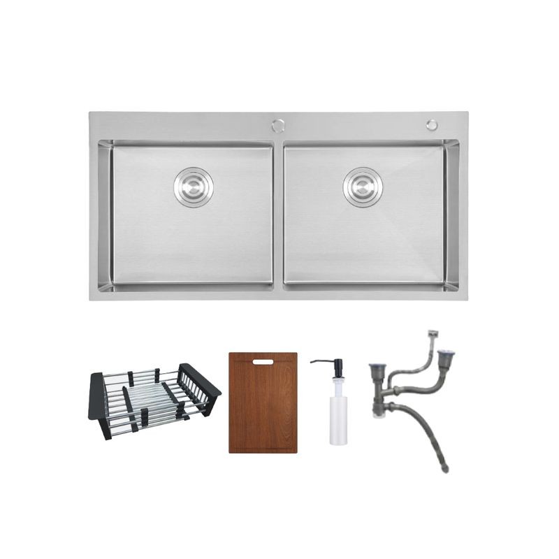 KITCHEN STUDIO ซิงค์ฝัง 2 หลุม รุ่น KSS-10050-2S-S