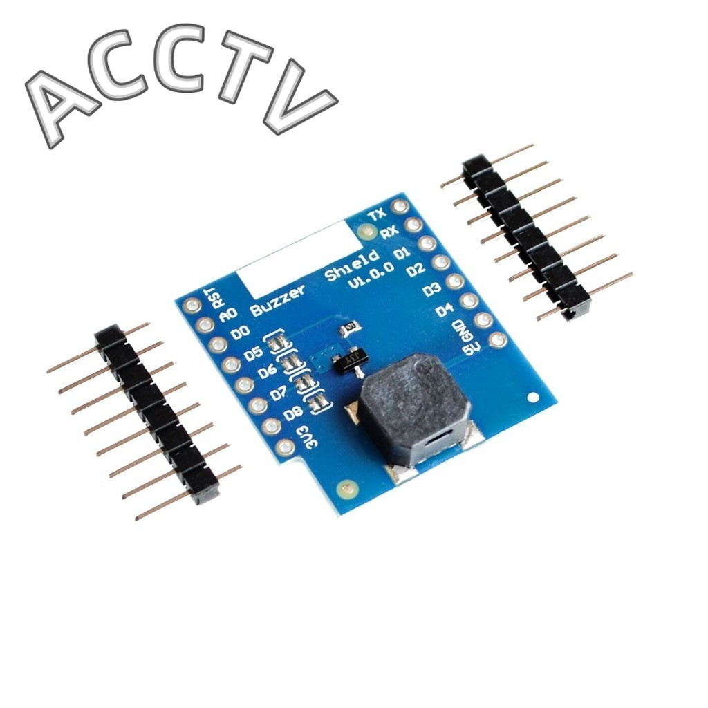 Buzzer Shield V1.0.0 สําหรับ WEMOS D1 mini