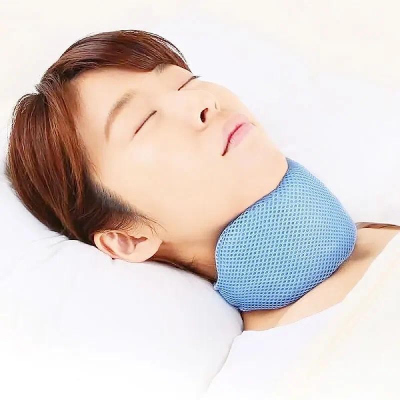 1pcs ปรับ Anti Snore สายรัดคางหยุดกรน Sleep คอรั้ง Anti Apnea Jaw Solution Sleep สนับสนุน Sleeping C