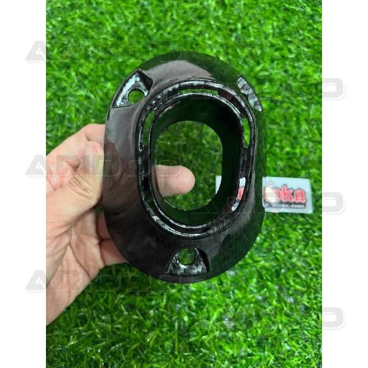 (จัดส่งจากกรุงเทพ COD) ครอบปลายท่อ PCX 160 (2021-22) / Click 160 ลายคาบอน(0396)