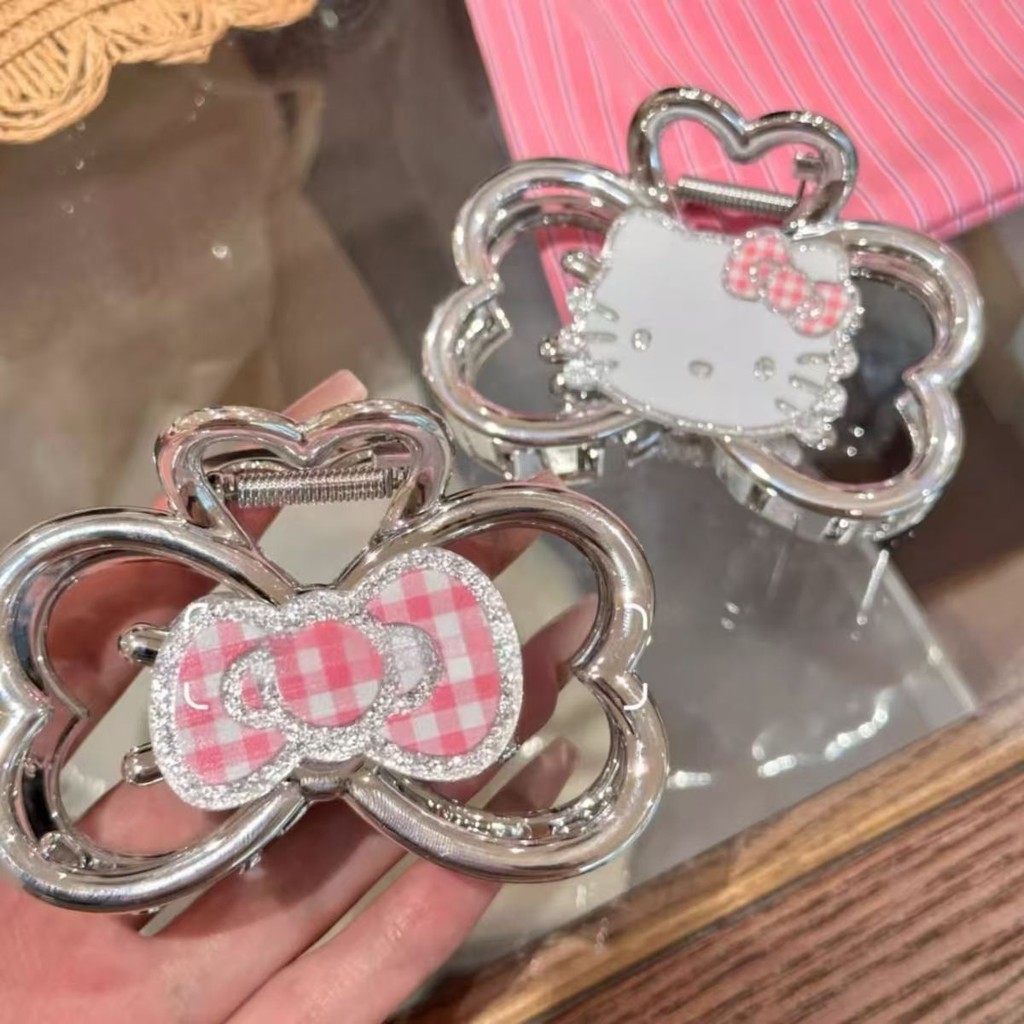 กิ๊บติดผมโบว์เงินน่ารัก สำหรับปี 2025