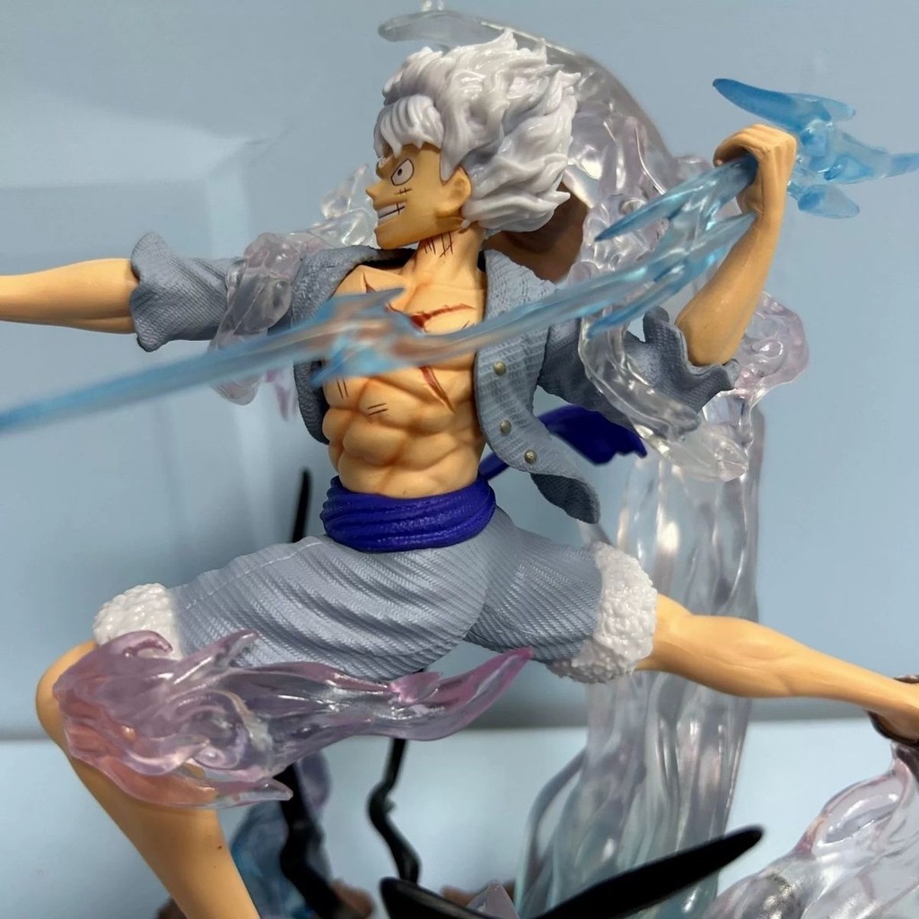 52toys thailand Battle Nical Luffy One Piece GK Devil Fruit Combat Edition รูปปั้นฉากโมเดล Boxed Fig