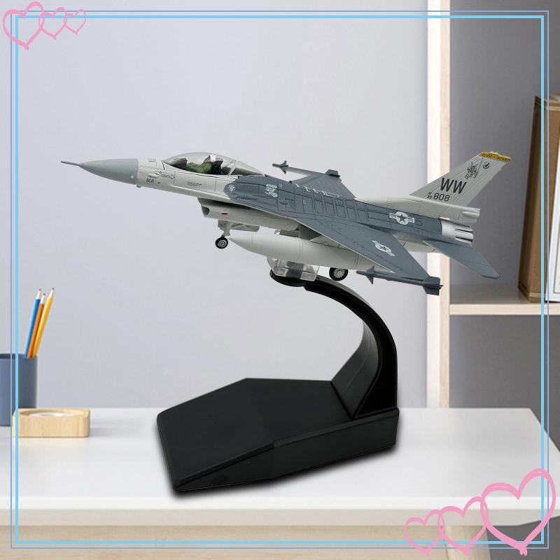 [meteor2] 1/100 Scale F16C Fighter โลหะผสมDiecastรุ่นจําลองของเล่นเด็กเครื่องบินจอแสดงผลสําหรับตู้ทีวีบาร์คาเฟ่เดสก์ท็อปตกแต่ง
