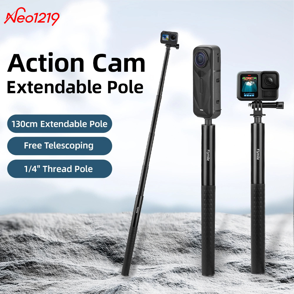 สําหรับ DJI POCKET 3 เสาขยาย Insta360 X5 ส่วนต่อขยายไม้เซลฟี่อุปกรณ์เสริม Action5