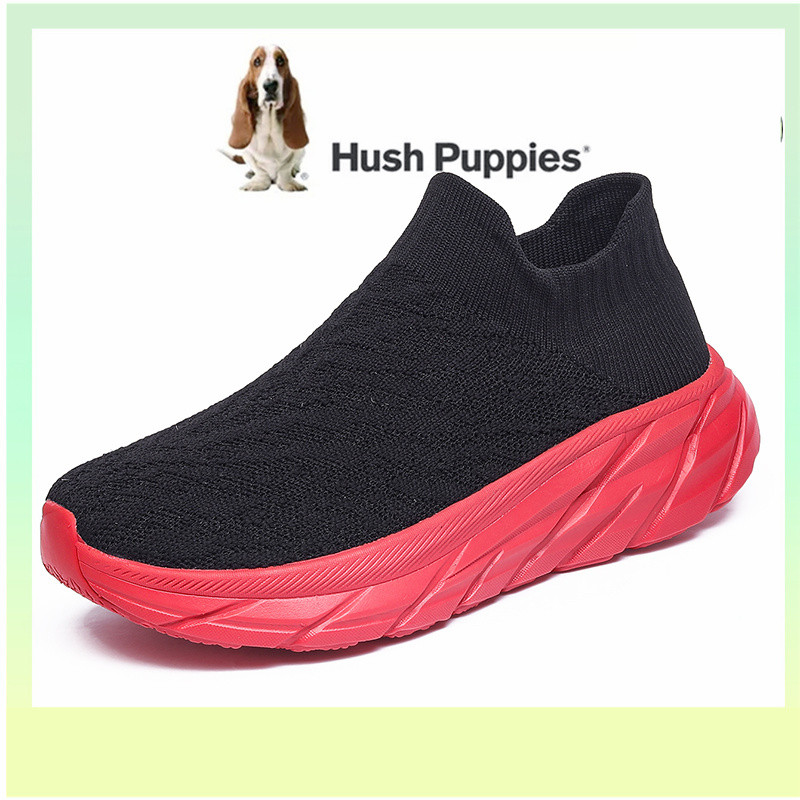 HUSH PUPPIES Hush Puppys รองเท้าผู้หญิงรองเท้าแบนผู้หญิงเกาหลี Hush Puppy รองเท้าผู้หญิงกีฬารองเท้าผ