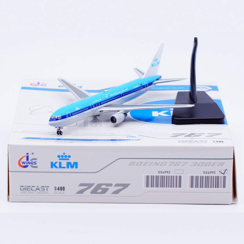 JCWINGS 1: 400 เครื่องบินโลหะผสมรุ่น Dutch Air KLM B767-300ER PH-BZF