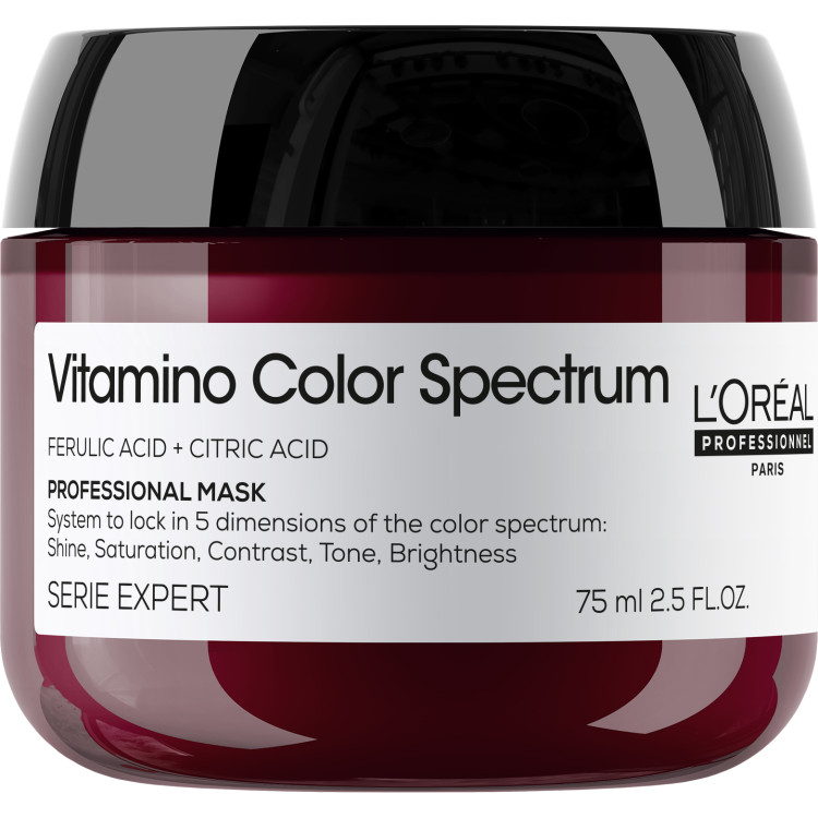 [สินค้าสมนาคุณงดจำหน่าย] SERIE EXPERT VITAMINO COLOR SPECTRUM MASQUE มาส์กฟื้นบำรุงผมทำสี 75ml