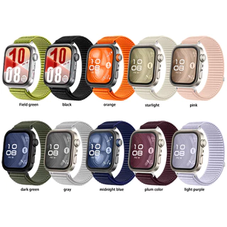 สายถักไนลอนสําหรับ Huawei Watch Fit 4 5 Pro Fit4 Fit3 สายรัดข้อมือระบายอากาศ