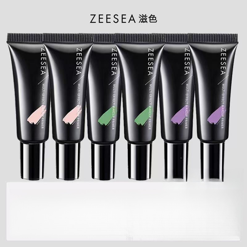 ZEESEA Face Base Cream Isolation Makeup Primer Medium Sample Purple Green Skin Color Makeup Cream Isolation Cream Facial Makeup