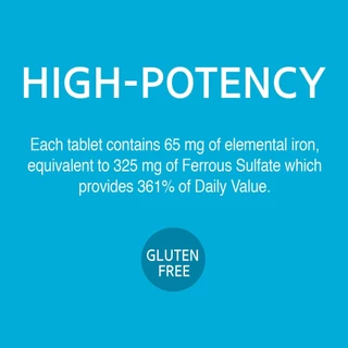 พร้อมส่ง 21st Century, Iron, 65 mg, 120 Tablets ธาตุเหล็ก ขนาด 65 มก. บรรจุ 120 เม็ด
