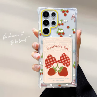 TPU ที่ใส่บัตรเคส For Samsung A57 A37 A56 A17 A07 A16 A55 A36 A26 A05S A06 A35 A25 A22 A73 A54 A34 5G S24 S26 Ultra FE