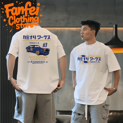 (จัดส่งตลอด 24 ชั่วโมง)Fanfei เสื้อที-เชือกชายแบบพิมพ์ออกแบบฤดูร้อนยุคทันสมัยญี่ปุ่นรุ่น 2025