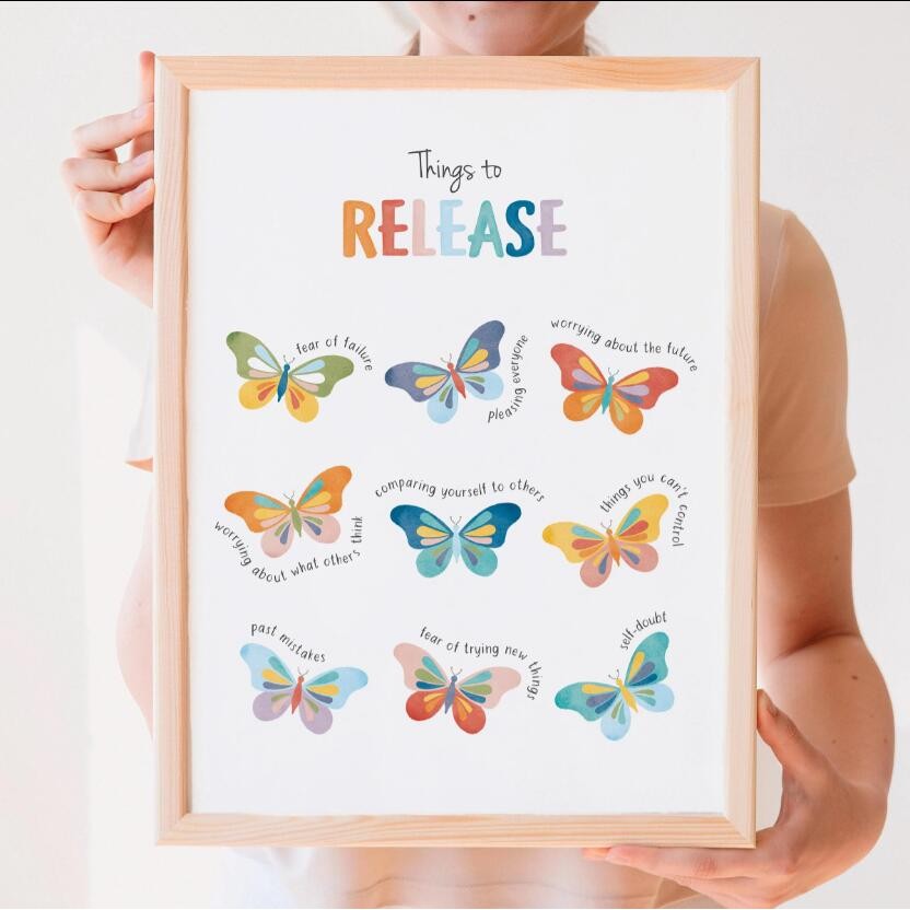 คุณสามารถทั้งสอง Therapy Office Decor โรงเรียน Counselor สุขภาพจิตโปสเตอร์ผ้าใบภาพวาดรูปภาพ