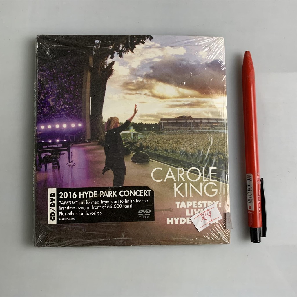 (ใหม่เอี่ยม ) Carole King –Tapestry: Live In Hyde Park  +DVD youzi