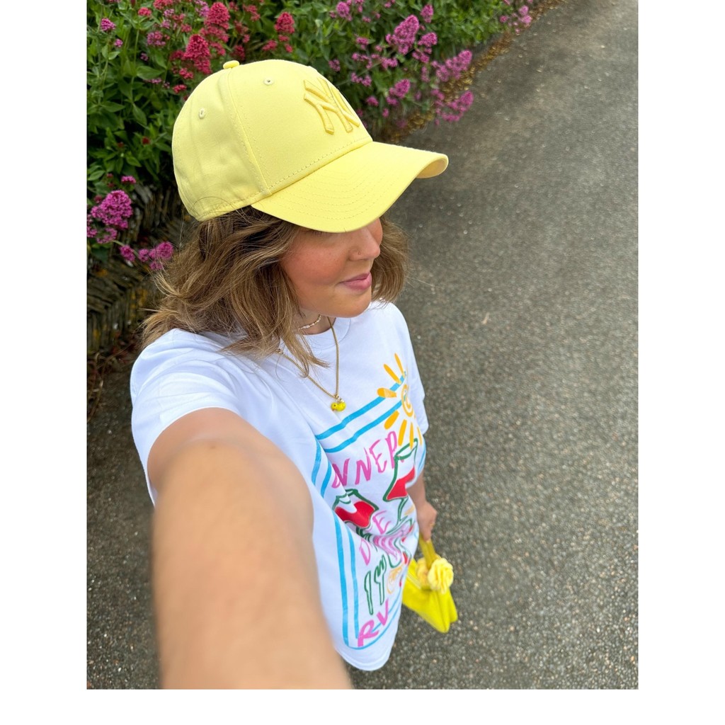 Papaya เสื้อยืด Oversize ลายกราฟิกน่ารัก สไตล์สดใส สีสันสะดุดตา ผ้าฝ้าย 100% WS1139 Clothing ผู้หญิง ราคา ถูกที่สุด ดีลบีเคเค แกลเลอรีภาพที่ 6