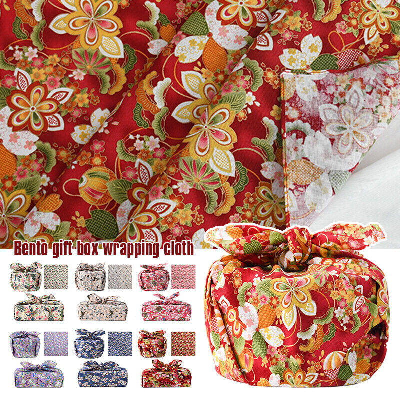 ผ้าเช็ดหน้าจีน ญี่ปุ่น Bento Furoshiki ห่อผ้าผ้าปูโต๊ะของขวัญ