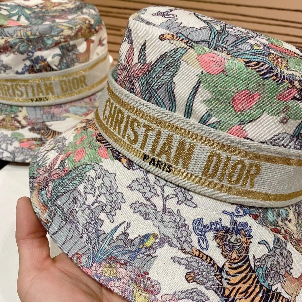 Dior4025 Bucket Hat Western Style Casual Basin Hat ครีมกันแดด