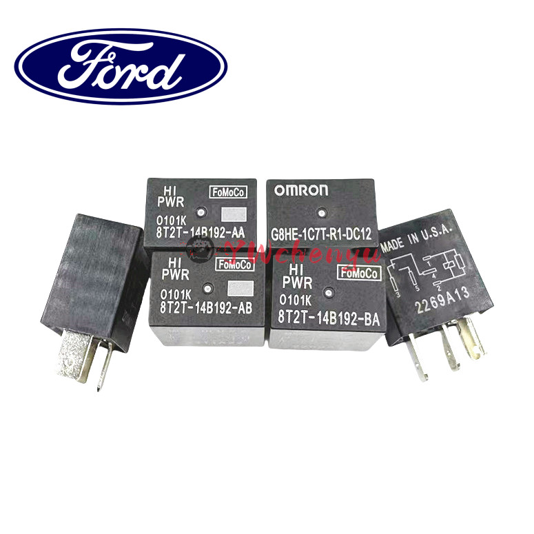 FORD Mondeo รีเลย์  8T2T-14B192-AA AB BA  G8HE-1C7T-R1-DC12 GU5T-14B192-GA HA 8L8T-14B192-AA