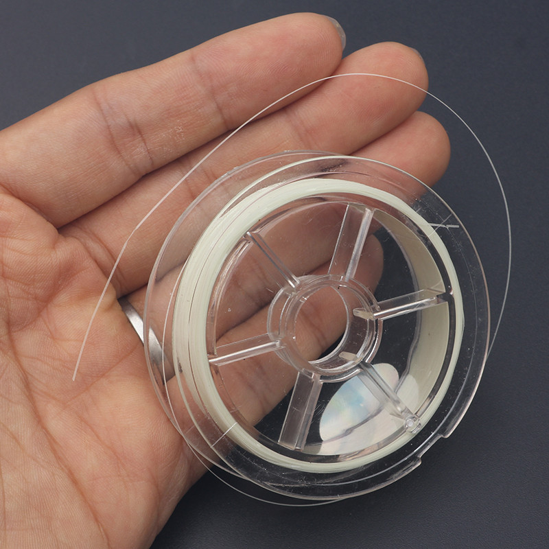 0.37 มม.* 50 M Glow in The Dark Ultra-bright Green luminous fishing film lure jig hooks อุปกรณ์เสริม DIY อุปกรณ์ตกปลา - รูปที่ 6